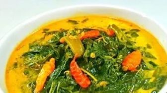 Resep Sayur Daun Singkong Bumbu Gulai Pakai Tahu Putih