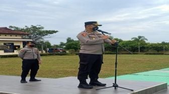 Anggota Polres Bangka Barat Diminta Ajak Masyarakat untuk Vaksin Booster