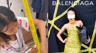 Ikut Super Model Challenge, Perempuan Ini  Tampil Fancy Bermodal Lakban dan Kresek, Publik: Lebih Keren Ketimbang Asli