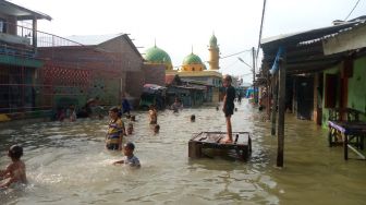 Banjir Rob di Belawan, 34.633 Jiwa Terdampak