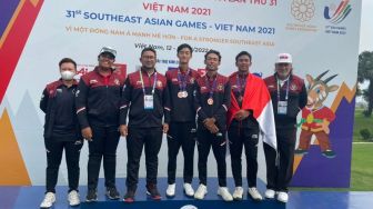 SEA Games 2021: Kalahkan Singapura, Golf Beregu Putra Indonesia Raih Perunggu