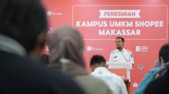 Kampus UMKM Shopee Makassar Diresmikan, Gubernur Andi Sudirman Berharap UMKM Sulsel Segera Naik Kelas