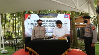 Polres Cilacap Tandatangani Nota Kesepahaman Dengan PT S2P