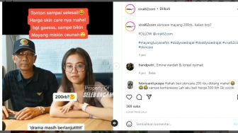 Harga Skin Care Mayang Diungkit Wartawan, Sebut Sepaket Seharga Rp 200 Ribu, Warganet: Kasian