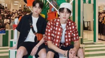 Pesona Eksotik Juyeon dan Younghoon dalam Prada Tropico