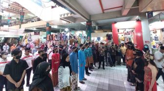 Pedagang Malioboro Peringati Harkitnas di Pasar Beringharjo