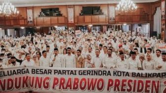 Nama Prabowo Menggema di Balikpapan: Prabowo Presiden