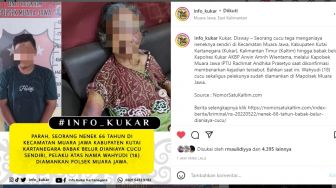 Aksi Cucu Aniaya Neneknya di Muara Jawa Viral di IG, Warganet Ramai Kecam dan Sebut Hal Ini
