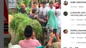 Aksi Pria Nekat Terobos Iring-Iringan Pengantin demi Pakan Ternak Bikin Netizen Berdebat: Tetangga Tak Diundang?