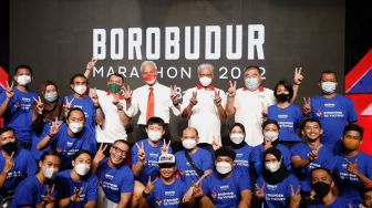 Ganjar Ajak Pelari dari Seluruh Dunia Ramaikan Borobudur Marathon 2022