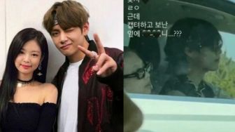 Isu Kencan V BTS dan Jennie BLACKPINK Viral, OP Ungkap Alasan Menghapus Fotonya Tiba-tiba