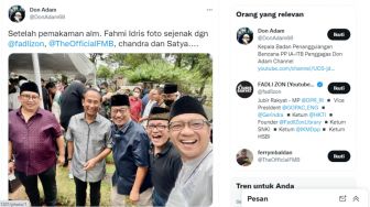 Unggah Foto Selfie Semringah di Pemakaman Fahmi Idris, Don Adam Banjir Kritikan Warganet