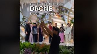 Pria Ini Bagikan Tips Bikin Video Pernikahan Tanpa Drone, Endingnya Malah Bikin Warganet Geregetan