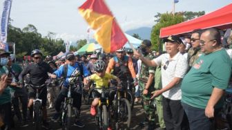 Event Bedegong Mountain Bike, Kang Uu: Kita Perlu Hiburan dan Bahagia