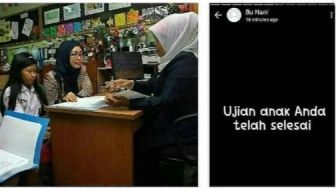 Bikin Status WhatsApp Menyentuh, Guru Ini Beri Pesan kepada Orangtua Tentang Nilai