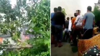 Rekam Video Sekolahnya Terbakar, Bocah Malah Girang: Alhamdulillah, Akhirnya...