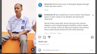 Ngakak! Siswa Sekolah Kena Razia dengan Model-model Rambut yang Berbeda