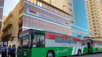 Antisipasi Jemaah Haji Indonesia Tersesat di Mekkah, Bus Shalawat Dilengkapi Stiker