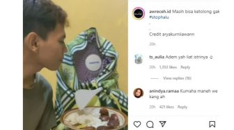 Halu Kelewatan! Cowok Ini Minta Disuapi Makan Kipas Angin