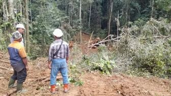 Sedang Istirahat Dalam Perkemahan, Mislan dan Abdul Malim Tertimpa Pohon Besar