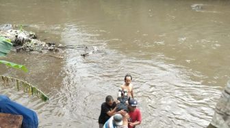 Anak Berkebutuhan Khusus Hanyut di Sungai Brantas Kota Malang