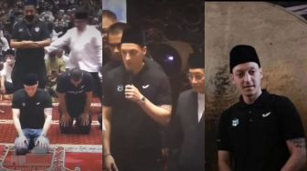 Kenakan Peci, Mesut Ozil Sempatkan Diri Salat Jumat di Masjid Istiqlal: Terima Kasih Sudah Menerima Saya