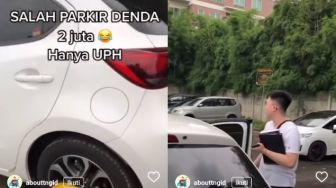 Salah Posisi Parkir di Kampus, Pemilik Mobil Ini Didenda Jutaan Rupiah