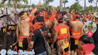 3000 Pasukan Dayak Merah TBBR Kalteng 'Serbu' PT Mustika Sembuluh Tuntut Keadilan