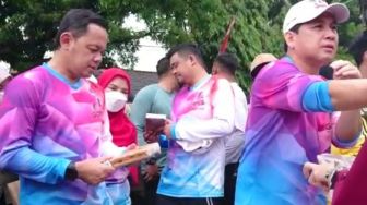 Peserta Pertemuan Apeksi Cicipi Jajanan Tradisional di Taman UMKM Bung Karno Bandar Lampung