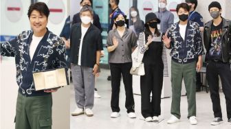 Tiba di Bandara Incheon, Song Kang Ho Dapat Sambutan Pahlawan di Korea Selatan