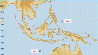 Dua Bibit Siklon Tropis Jepit Indonesia dari Utara dan Selatan, Bisa Picu Cuaca Buruk