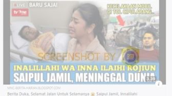 CEK FAKTA: Beredar Kabar Saipul Jamil Meninggal Dunia, Benarkah?