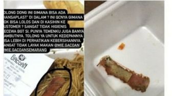 Customer Ngaku Ada Hansaplast di Dalam Mie Gacoan Pesanannya, Netizen Langsung Mual