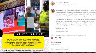 Pengurus Masjid Al Istiqomah Loa Duri Ilir Kutai Kartanegara Kena Teror Surat Ancaman