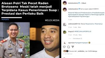 Raden Brotoseno Kembali Menjabat di Bareskrim Setelah Kasus Korupsi, Melanie Subono Beri Sindiran: Sopan adalah KOENTJI