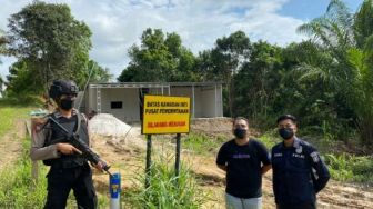 Personel Ops Nusantara Polda Kaltim Laksanakan Patroli ke Lokasi Pembangunan IKN Nusantara, Ada Apa?