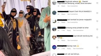 Viral Video Gerombolan Wanita Kondangan Pakai Perhiasan Mentereng, Netizen: Tambang Emas Pindah ke Leher