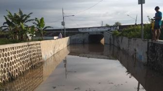 Banjir Setinggi 1,5 Meter Tutup Underpass Desa Krandegan Purworejo