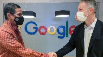 Sandiaga Uno Bertandang ke Kantor Google, Bahas Kolaborasi di Sektor Ekonomi Kreatif