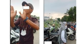 Viral Aksi Jukir Diduga Kerap Main Copot Pentil Ban Motor di Parkiran, Pelaku Diam Tanpa Kata