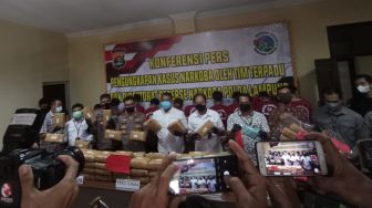 Sita 3 Kg Sabu dan Ribuan Butir Pil Ekstasi, Polda Lampung Ungkap Jaringan Narkoba Antarprovinsi