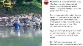 Posting Video Ridwan Kamil Telusuri Sungai Aare Cari Eril, Teuku Wisnu Diserbu Netizen