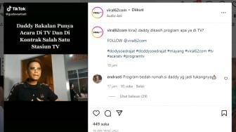 Doddy Sudjarat Pamer Bakal Dikontrak Salah Satu Stasiun TV, Warganet: Program Buka Aib Anak