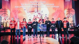 Cetak Sejarah di SEA Games 2021, Timnas Basket Indonesia Diguyur Bonus Rp5 Miliar