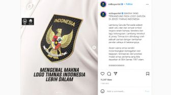 Perkenalkan Makna Logo Baru Timnas Indonesia, Netizen: Percuma kalau Copot