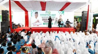 Ribuan Santri Al-Quraniyah di Indramayu Gelar Doa Bersama untuk Ganjar Pranowo Presiden 2024