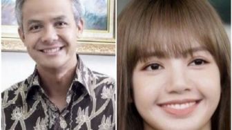 Netizen Sebut Ganjar Pranowo Gubernur Jawa Tengah Mirip Lisa BlackPink, Fans K-Pop: Jangan-Jangan Anaknya
