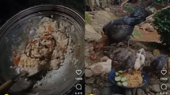 Pria Ini Tunjukkan Tutorial Masak Nasi Goreng, Endingnya Bikin Netizen Heran