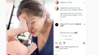 Jessica Iskandar akan Perlihatkan Wajah dan Ungkap Nama Bayinya, Netizen Salfok ke Kaki: Kelihatan Banget Baby Bulenya