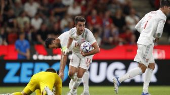 Hasil UEFA Nations League: Dua Kali Kecolongan, Spanyol Diimbangi Ceko 2-2